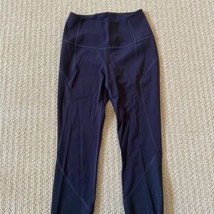 Purple High-Waisted Cropped Lululemon Leggings